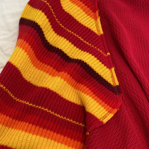 NWOT Free People Rainbow Dreams Sweater - Picture 6 of 7